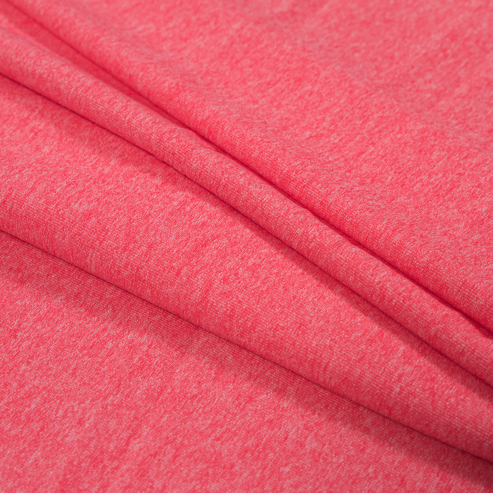 Stretch Performance Jersey - Heathered Neon Coral