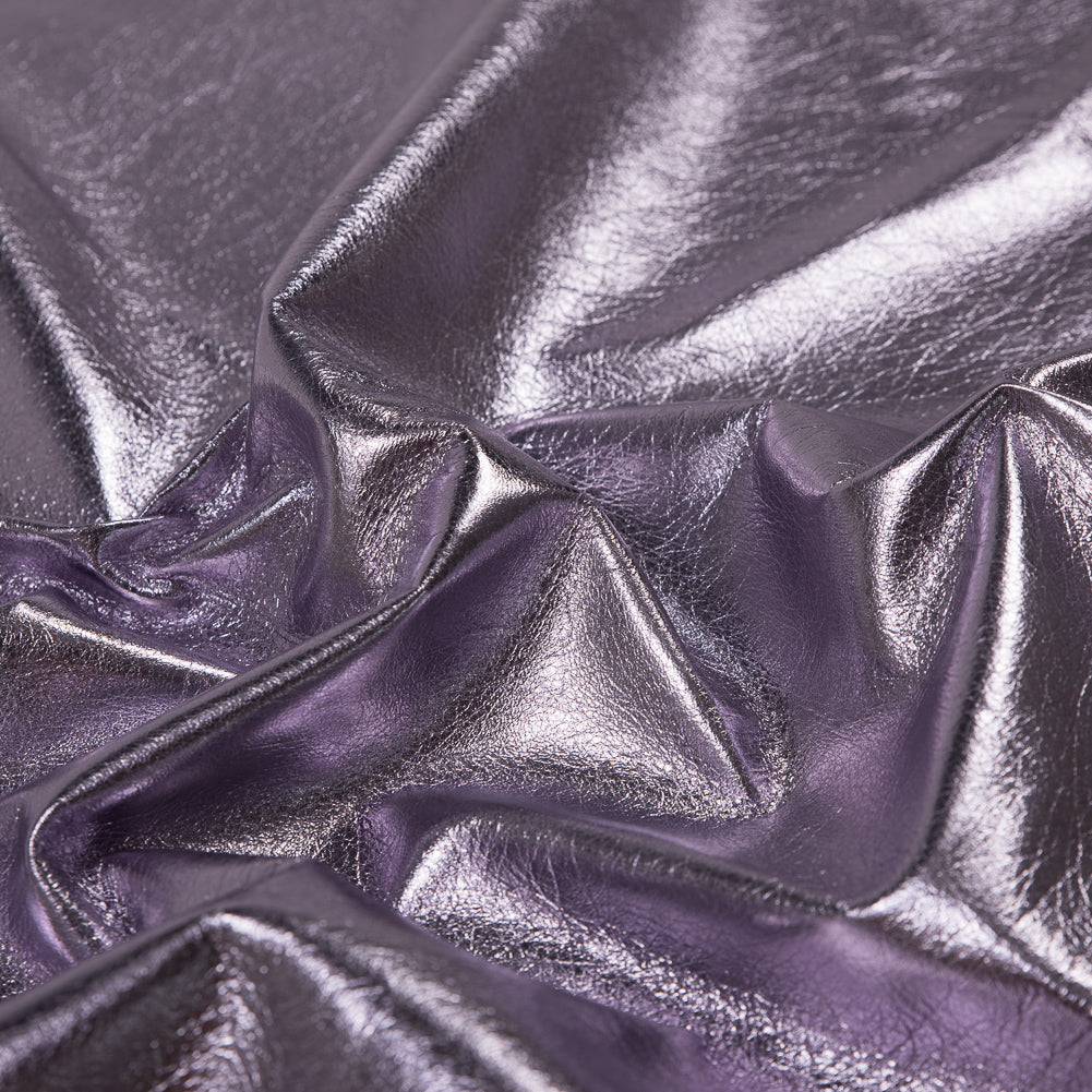 Medium Metallic Lilac Foil Lamb Leather
