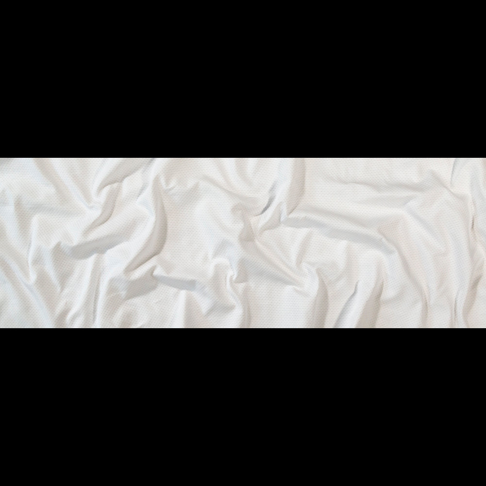 Bullseye Organic Cotton Pique - White - Maiori Collection
