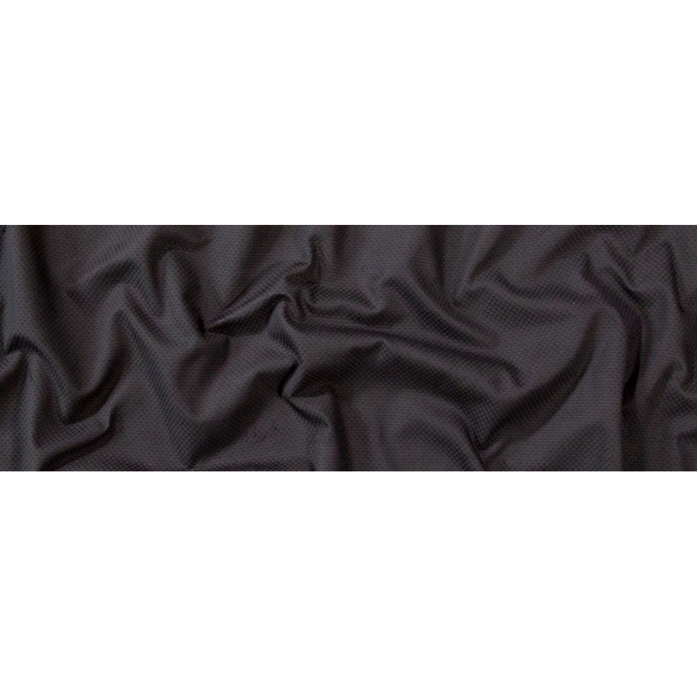 Bullseye Organic Cotton Pique - Black - Maiori Collection