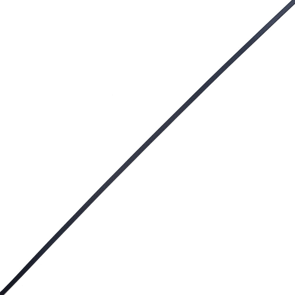 Navy Blue Single-Faced Polyester Satin Ribbon - 0.125"