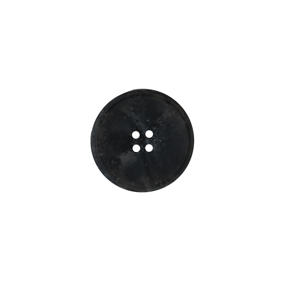 Italian Gray and Beige 4-Hole Button - 24L/15mm