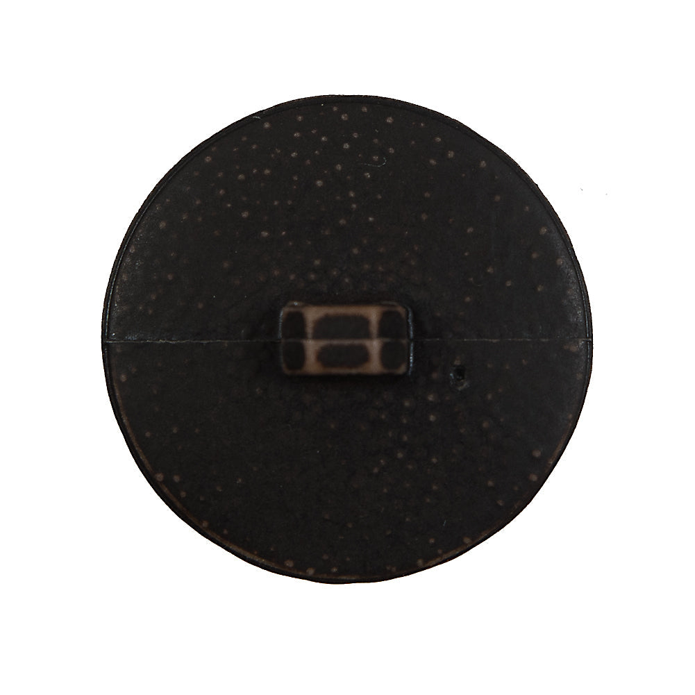 Brown Etched Plastic Shank Back Button - 40L/25.5mm