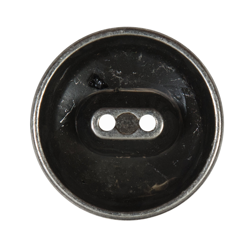 Silver 2-Hole Button Metal Coat - 44L/28mm
