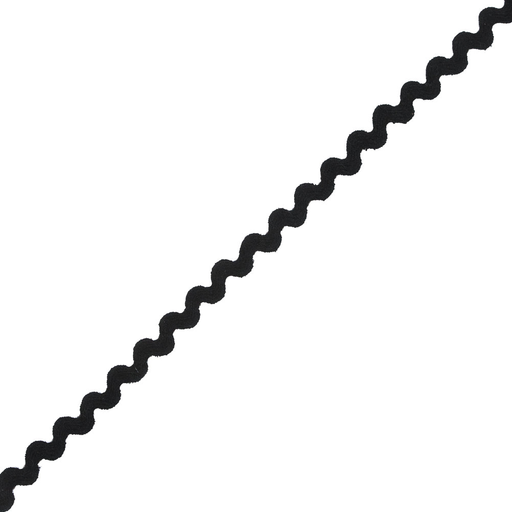 Black Ric Rac Trimming - 0.625"
