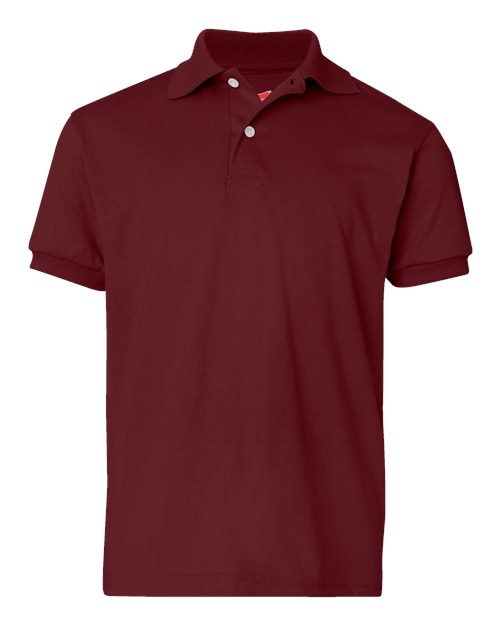 Hanes Youth EcoSmart Jersey Polo