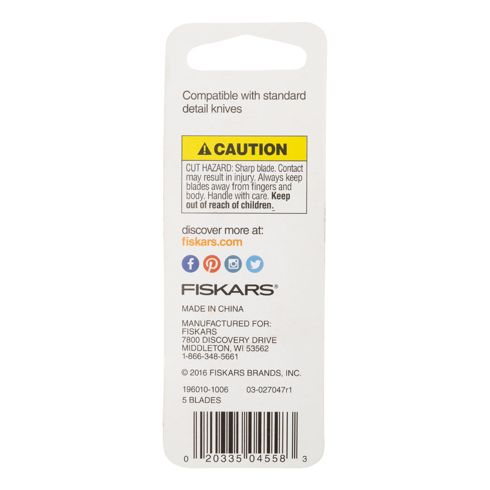 Standard Craft Knife Blades #11 by Fiskars - 5ct