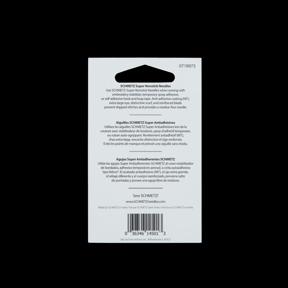 Schmetz Super Nonstick Machine Needles - 70/10 - 5 ct