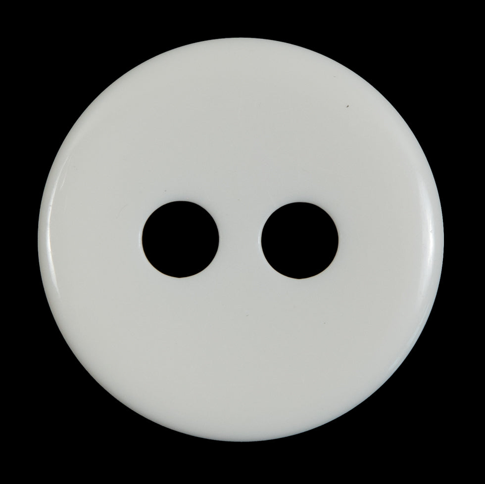 Ivory Plastic 2-Hole Button - 54L/34mm