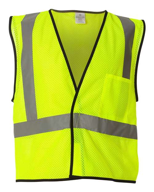 Economy Single Pocket Hook-and-Loop Mesh Vest