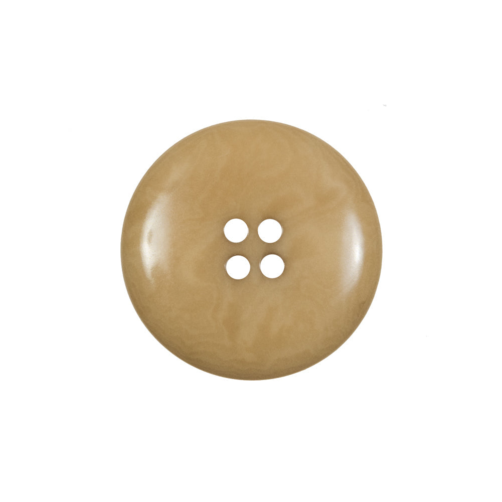 Suntan Swirled Horn 4-Hole Button - 36L/23mm