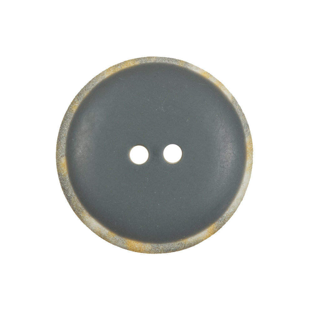 Beige/Grey 2-Hole Button - 40L/25.5mm
