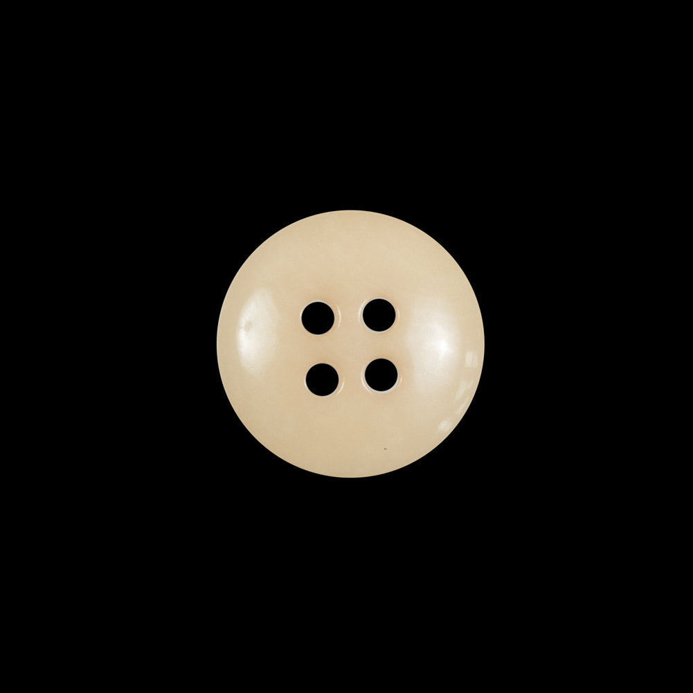 Light Tan Horn 4-Hole Button - 24L/15mm