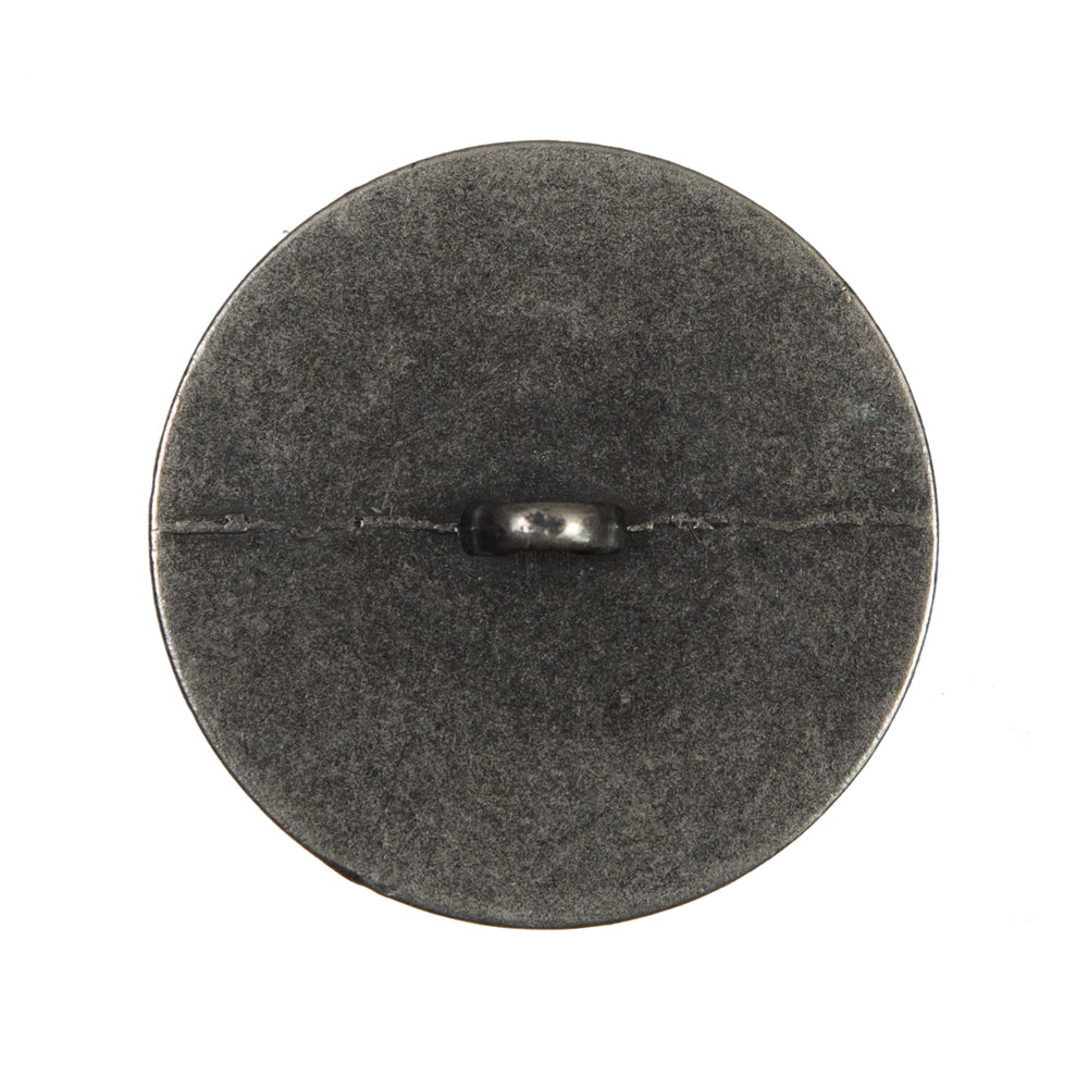 Silver Metal Heart Shank Back Button - 44L/28mm