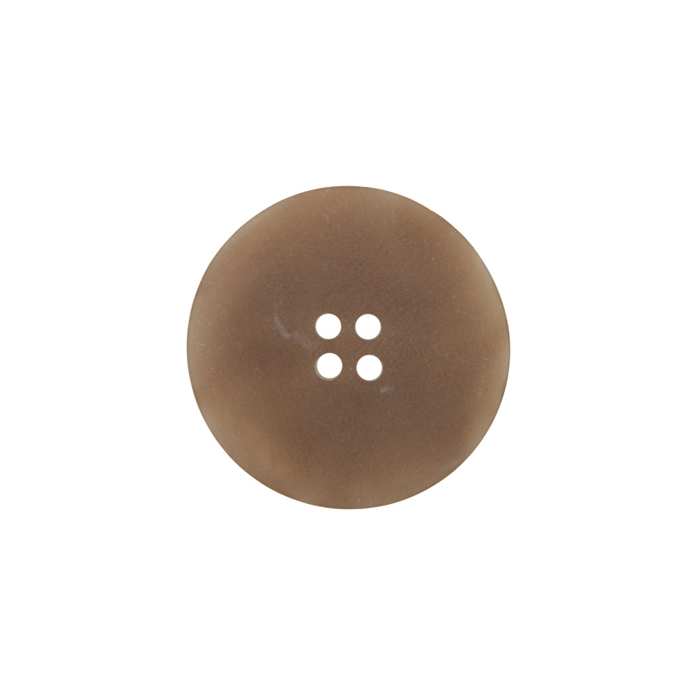 Beige Marbled Plastic 4-Hole Button - 32L/20mm