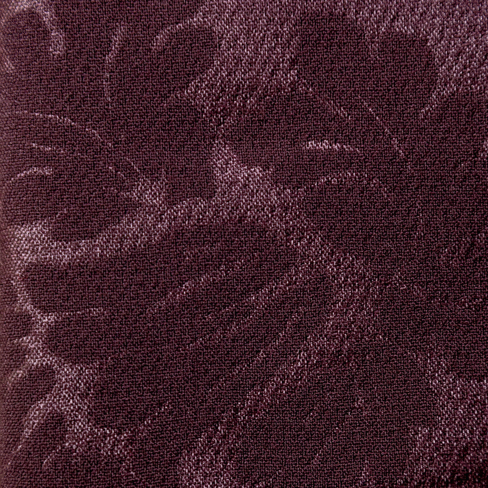 Winetasting Floral Laminated Stretch Polyester Woven