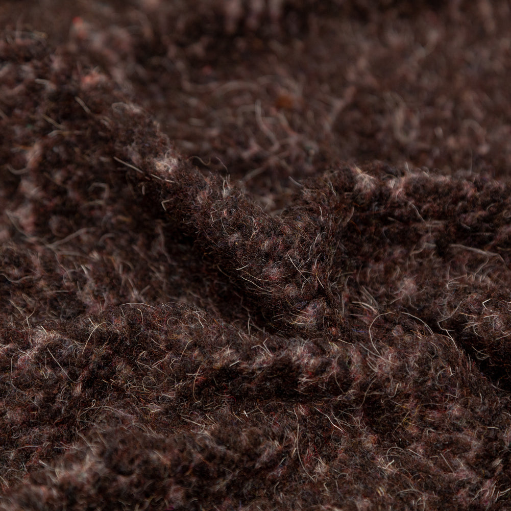Black and Gray Fuzzy Wool Knit