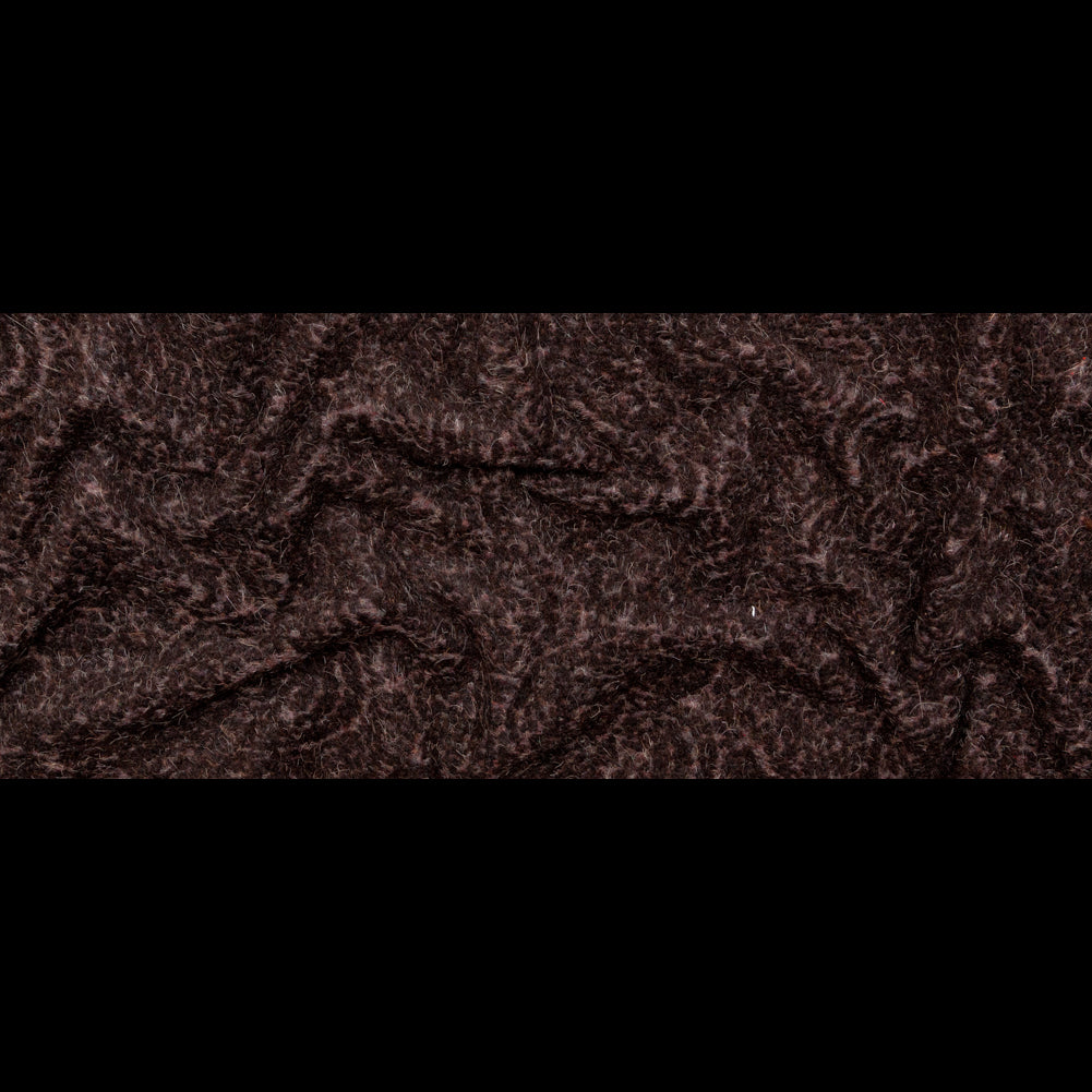 Black and Gray Fuzzy Wool Knit