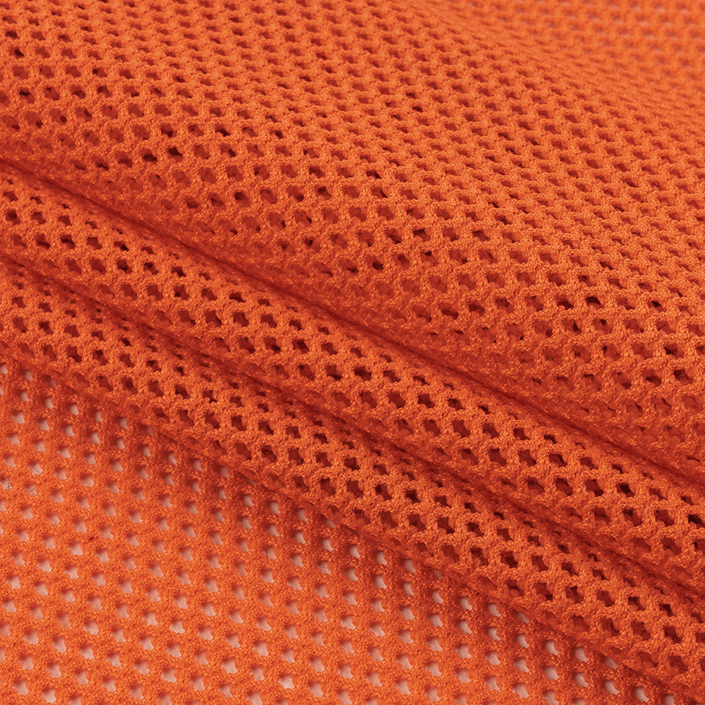 Coral Orange Polyester Mesh