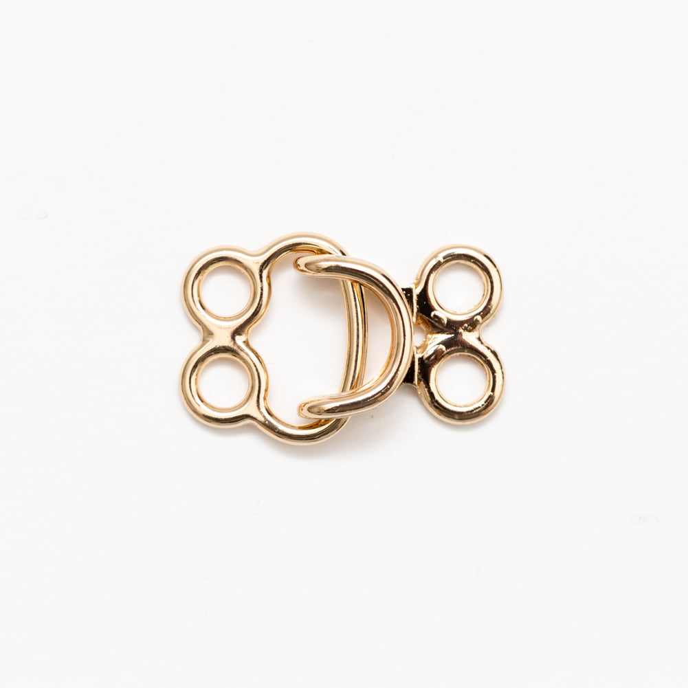 Italian Fancy Gold Hook and Eye Closure