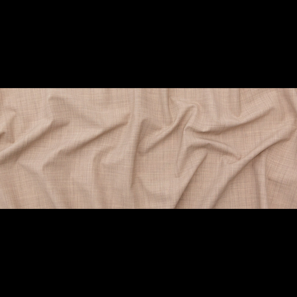 Italian Heather Hazel Stretch Wool Suiting