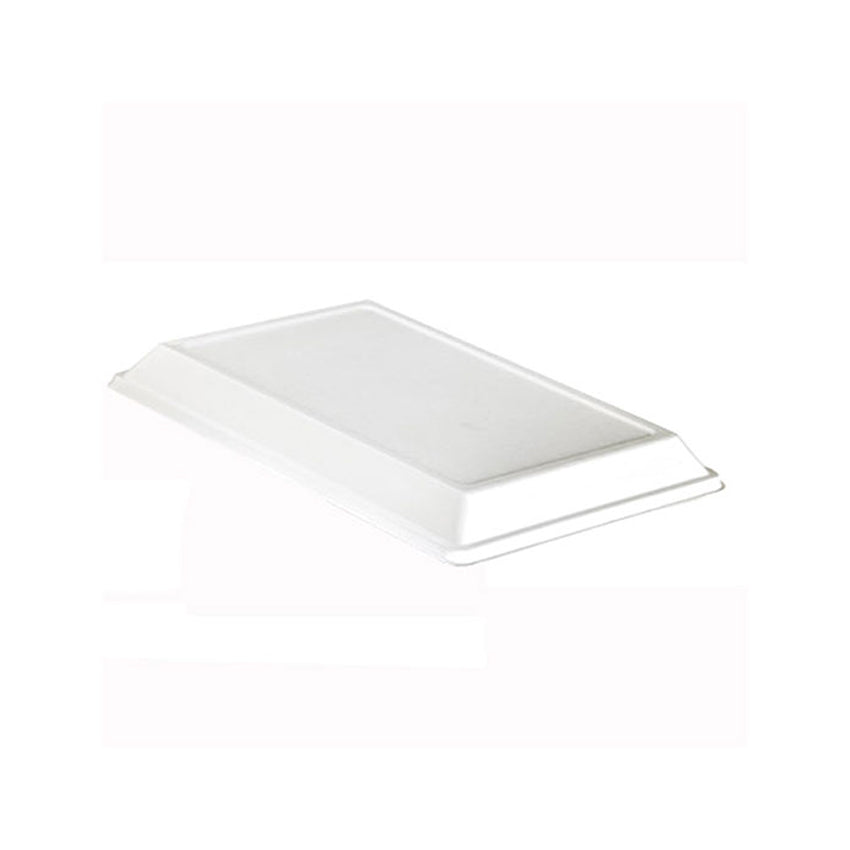 Packnwood Eco-design Sugarcane Compartment Tray with Lid, 15.75" x 10.63" x 1.10" H, Case of 100