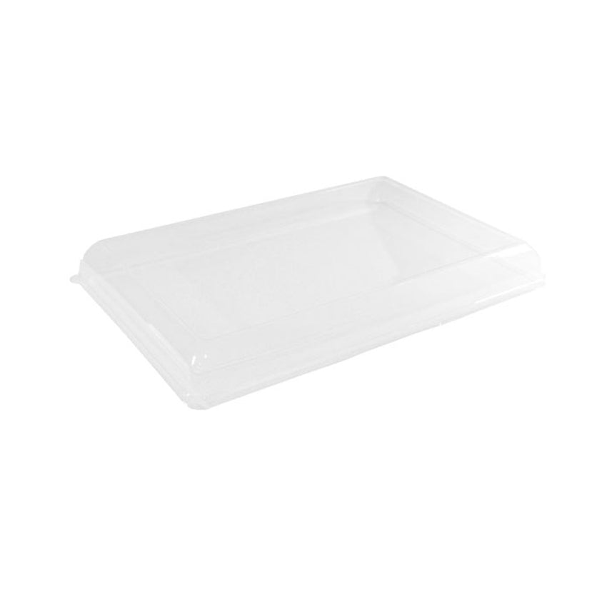 Packnwood Eco-design Sugarcane Compartment Tray with Lid, 15.75" x 10.63" x 1.10" H, Case of 100