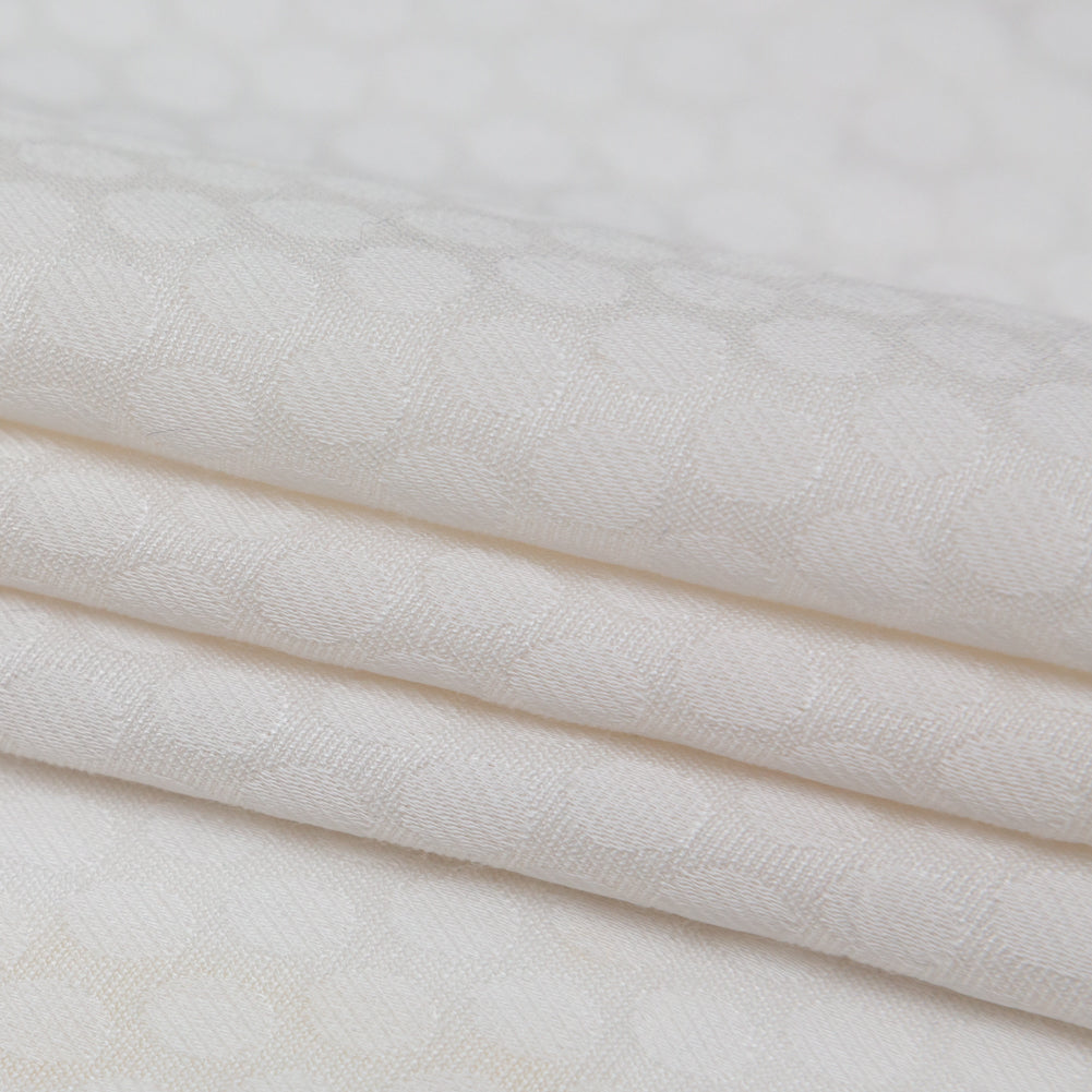 Jet Stream Circles Rayon Jacquard