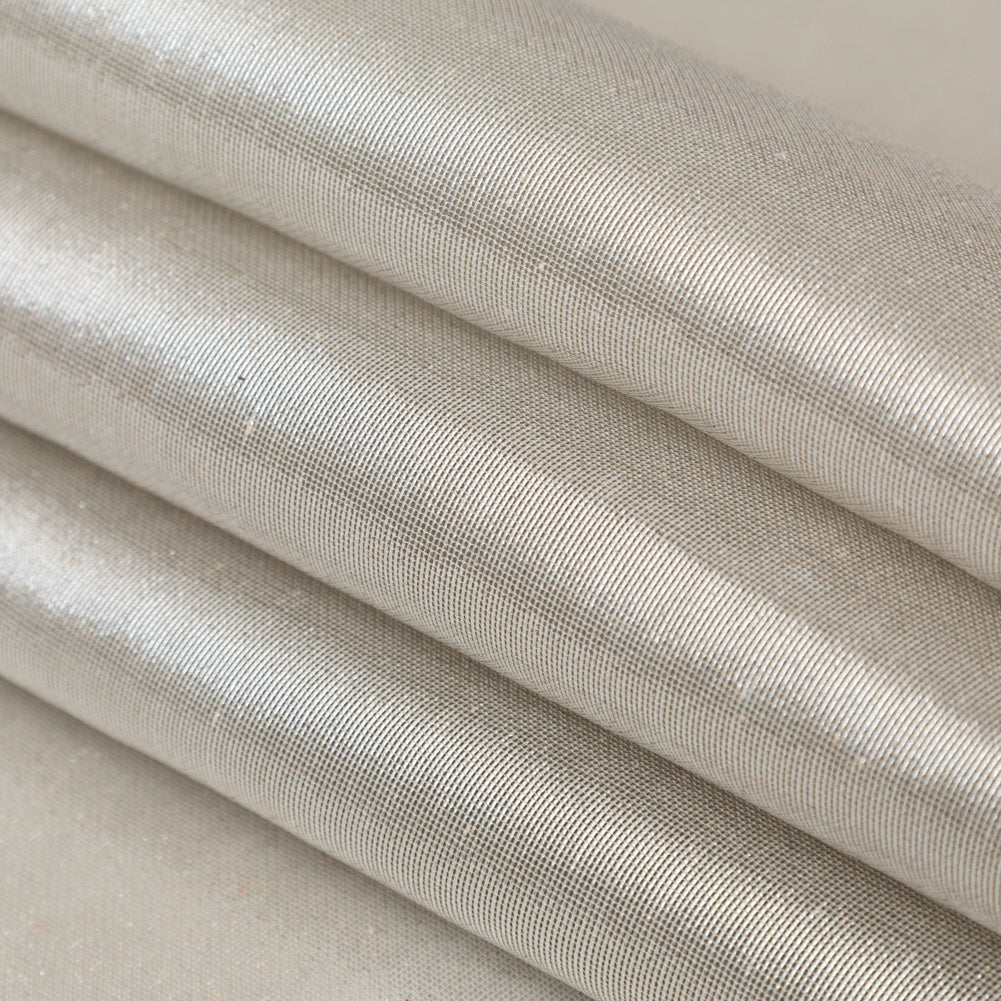 Metallic Scrim Lame - Beige