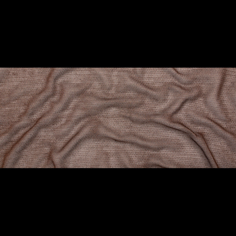 Metallic Faux Knit Chainmail - Brown