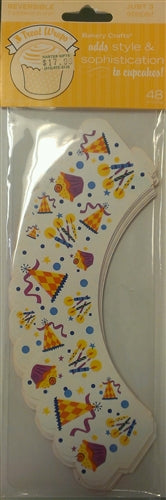 Party Cupcake Treat Wrap - 48 Pack