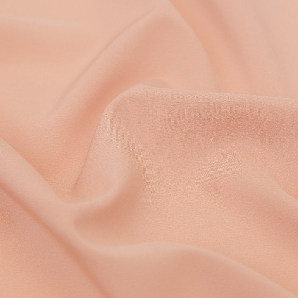 Theory Cameo Pink Stretch Polyester Crepe de Chine
