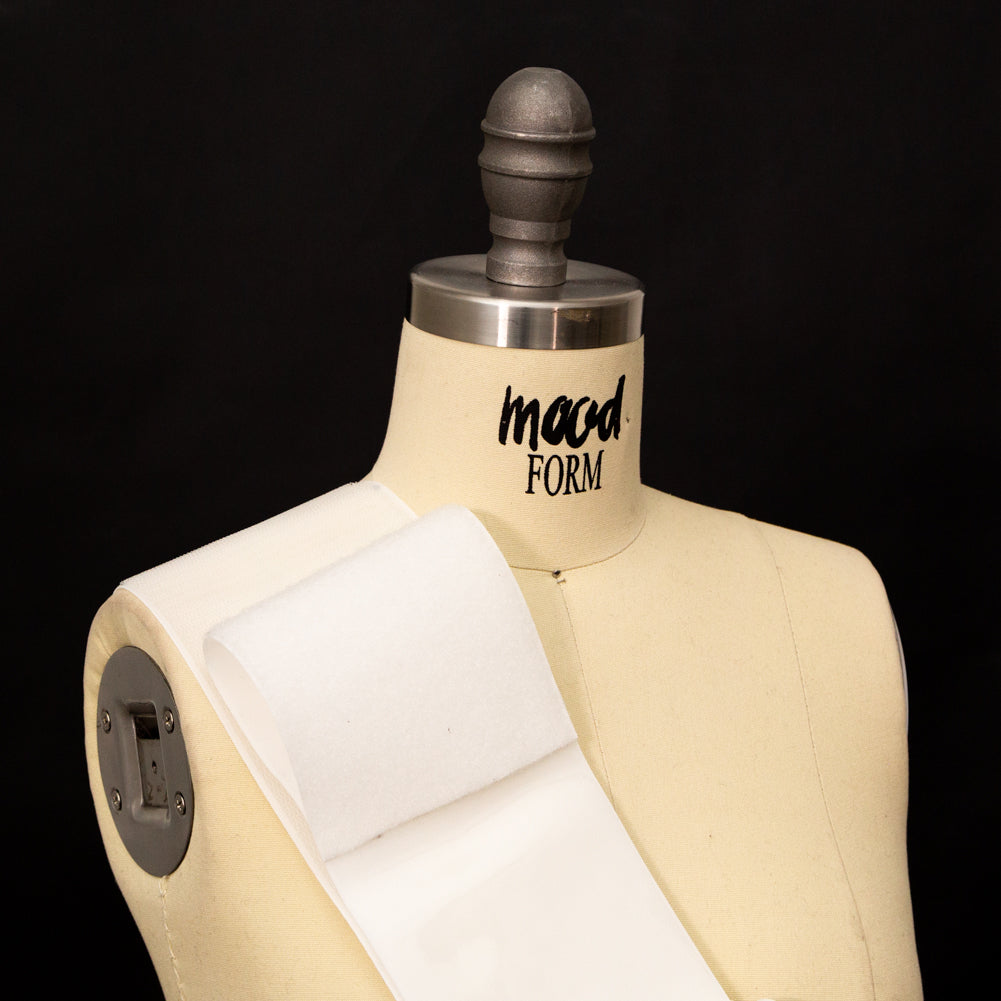White Sticky Back VELCRO® Brand Fastener - 4"