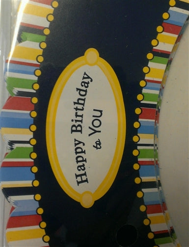 Happy Birthday Cupcake Treat Wrap - 48 Pack
