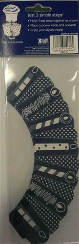 Happy Birthday Cupcake Treat Wrap - 48 Pack