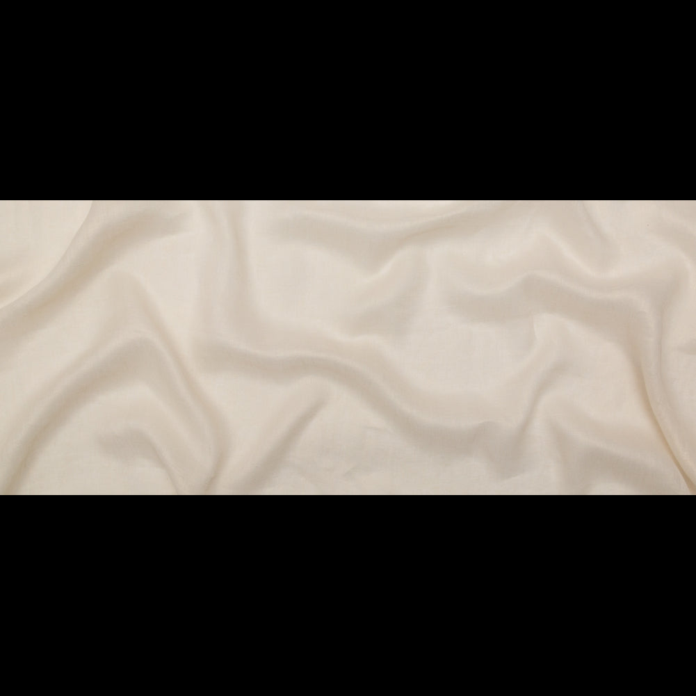 Linen Scrim with Metallic Foil - Gold on Ivory - Talatha Collection