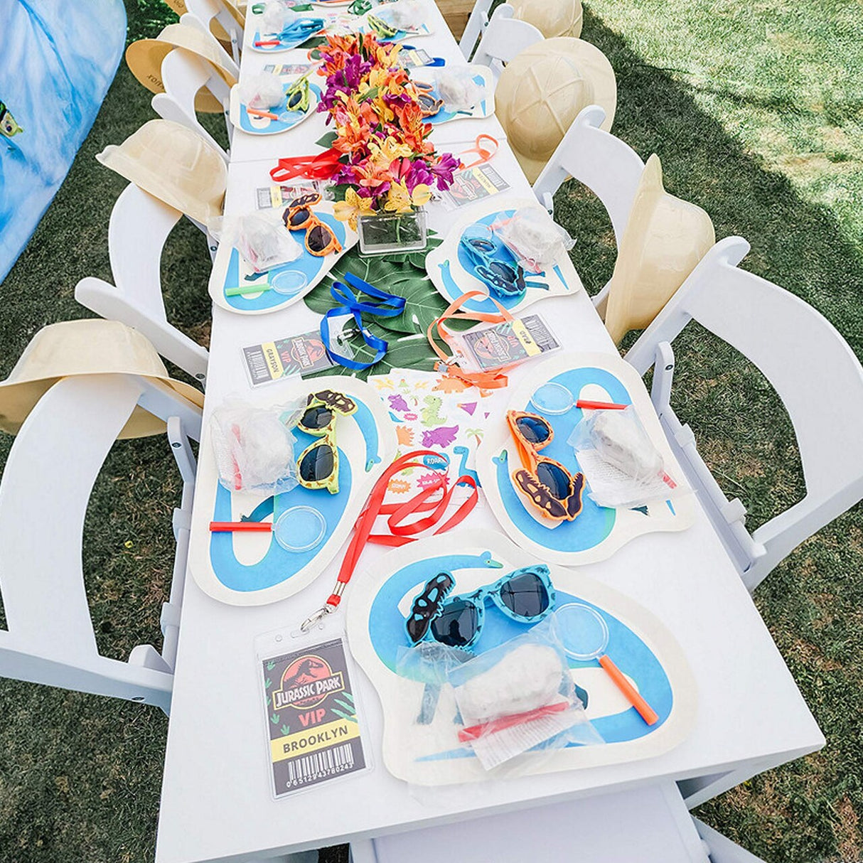 5" x 1 3/4" Kids Dino Dig T-Rex Skull Plastic Novelty Sunglasses - 12 Pc.