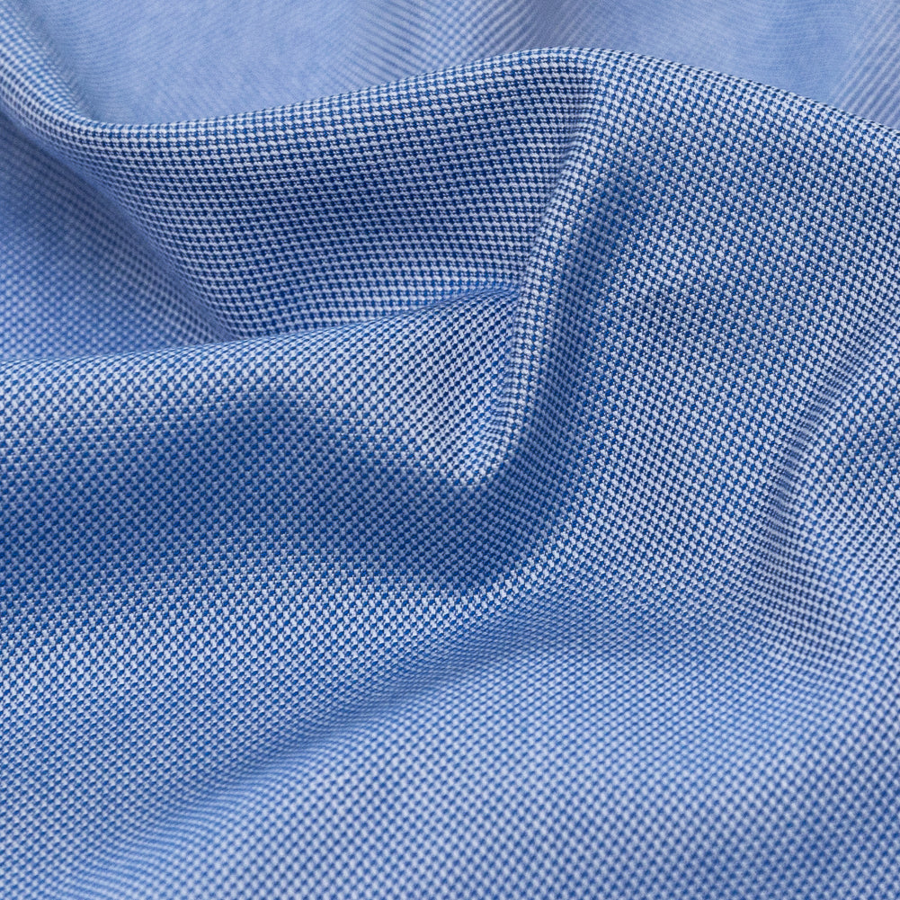 Heathered Hydrangea Mercerized Cotton Shirting