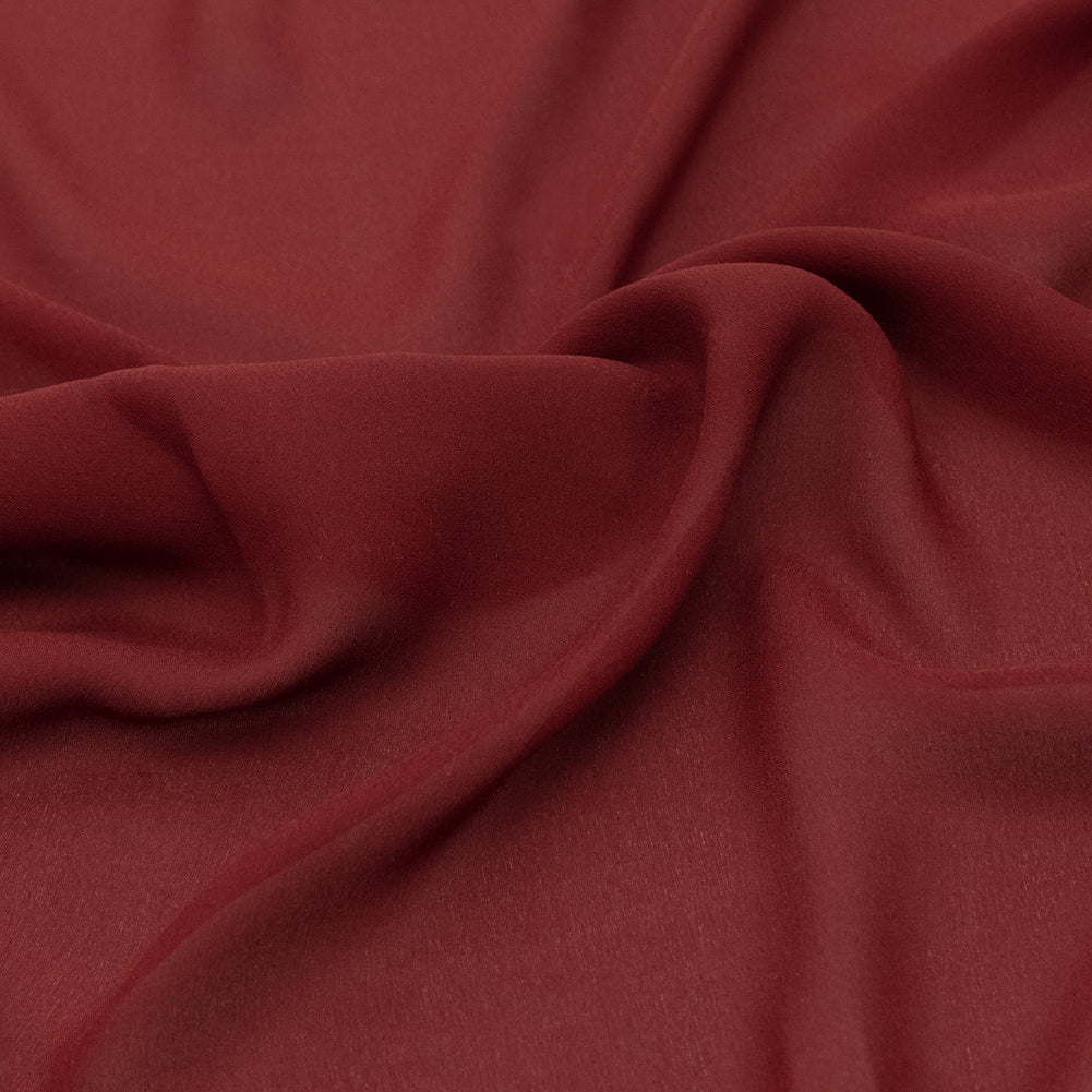 The Row Tango Red Satin-Faced Silk Georgette