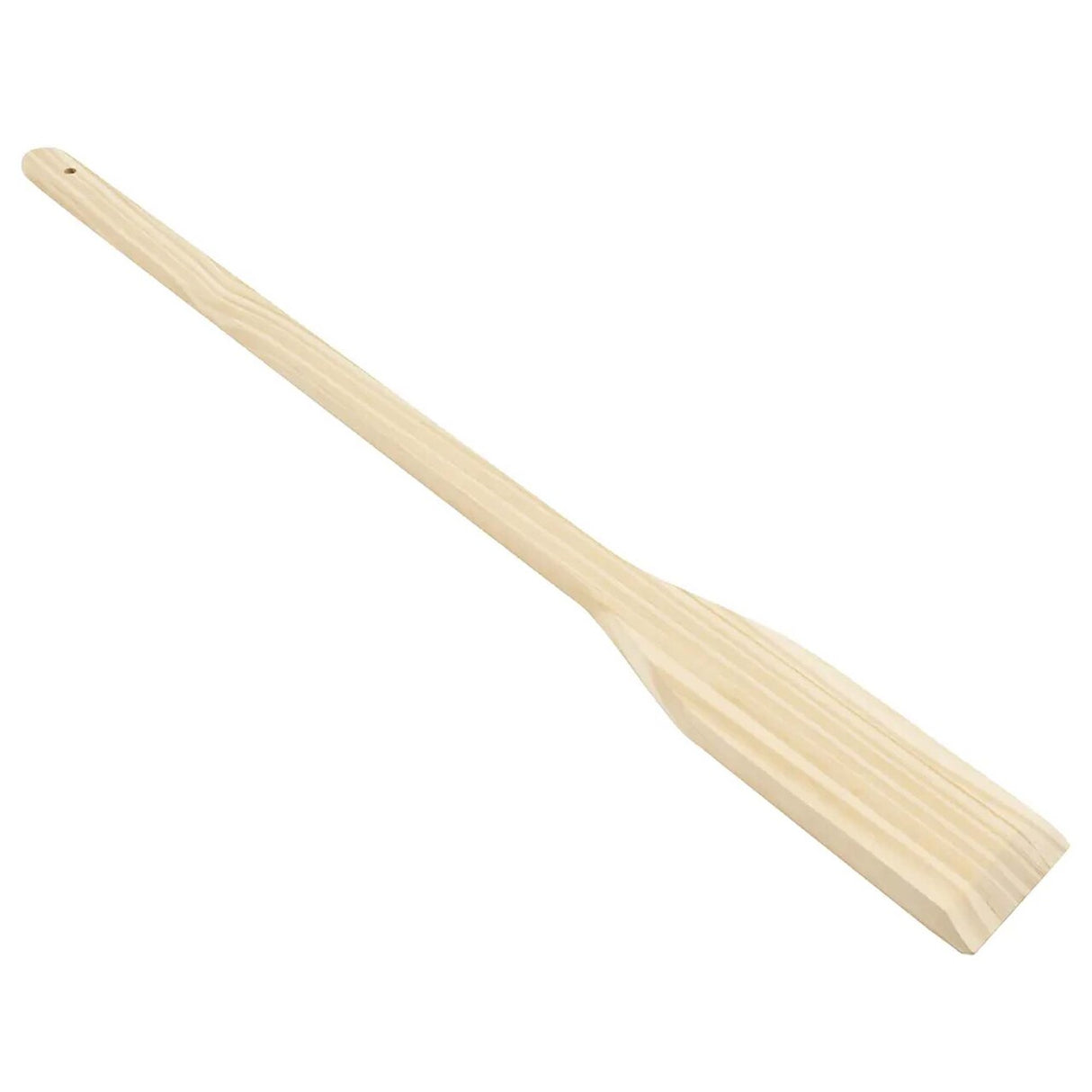 36" Wooden Stirring Paddle with Angled Edge