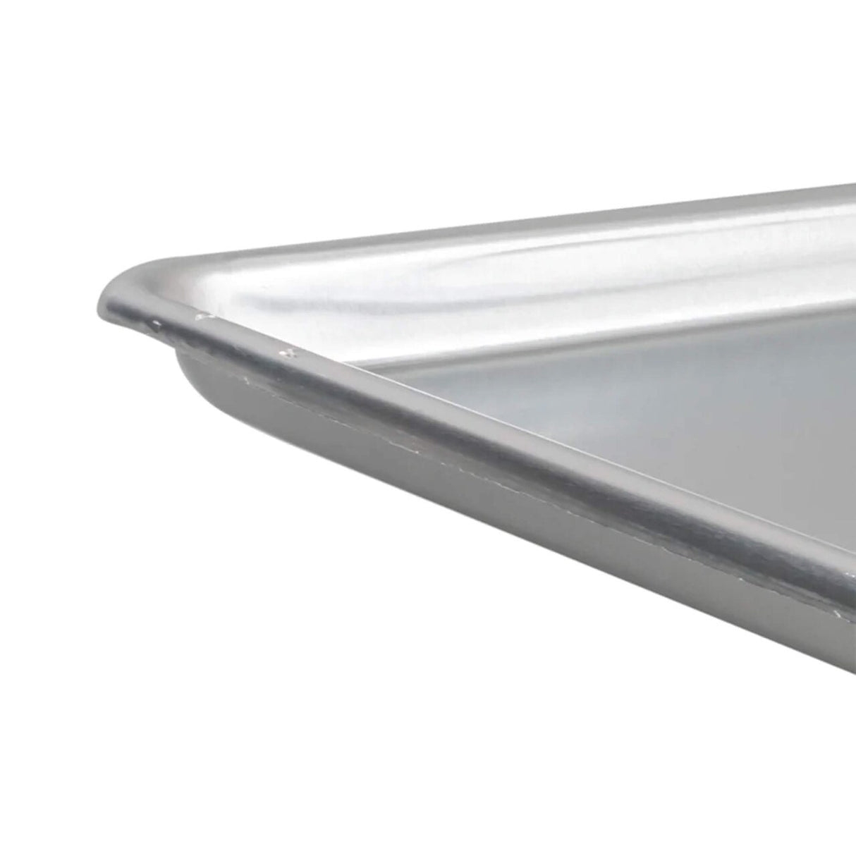 26" x 18" Full Size Sheet Pan 12 Gauge Aluminum Open Bead Heavy-Duty Design