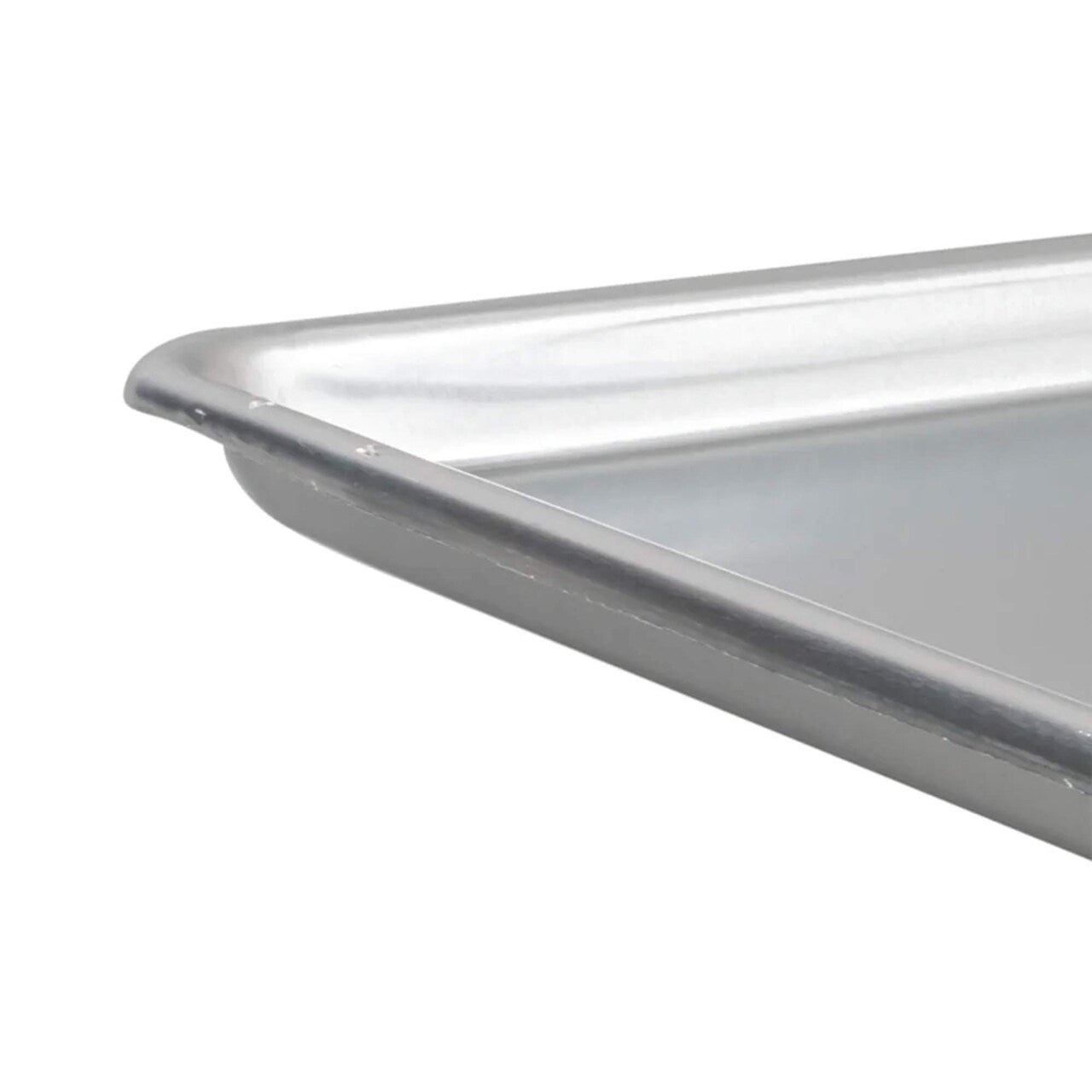 26" x 18" Full Size Sheet Pan 12 Gauge Aluminum Open Bead Heavy-Duty Design