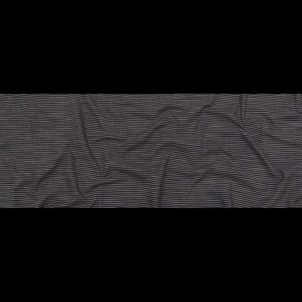 Tornado and Dove Striped Organic Cotton Dobby