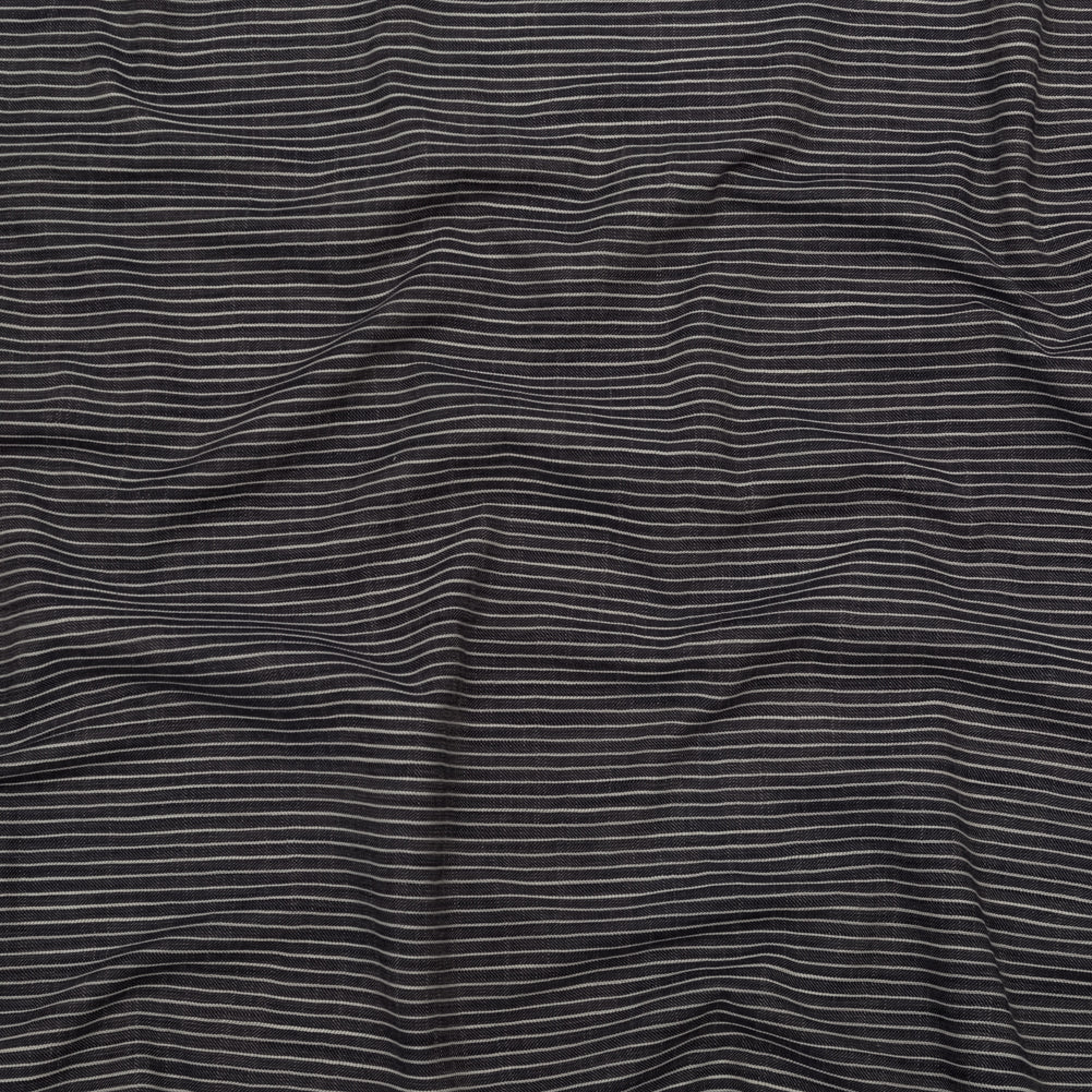 Tornado and Dove Striped Organic Cotton Dobby