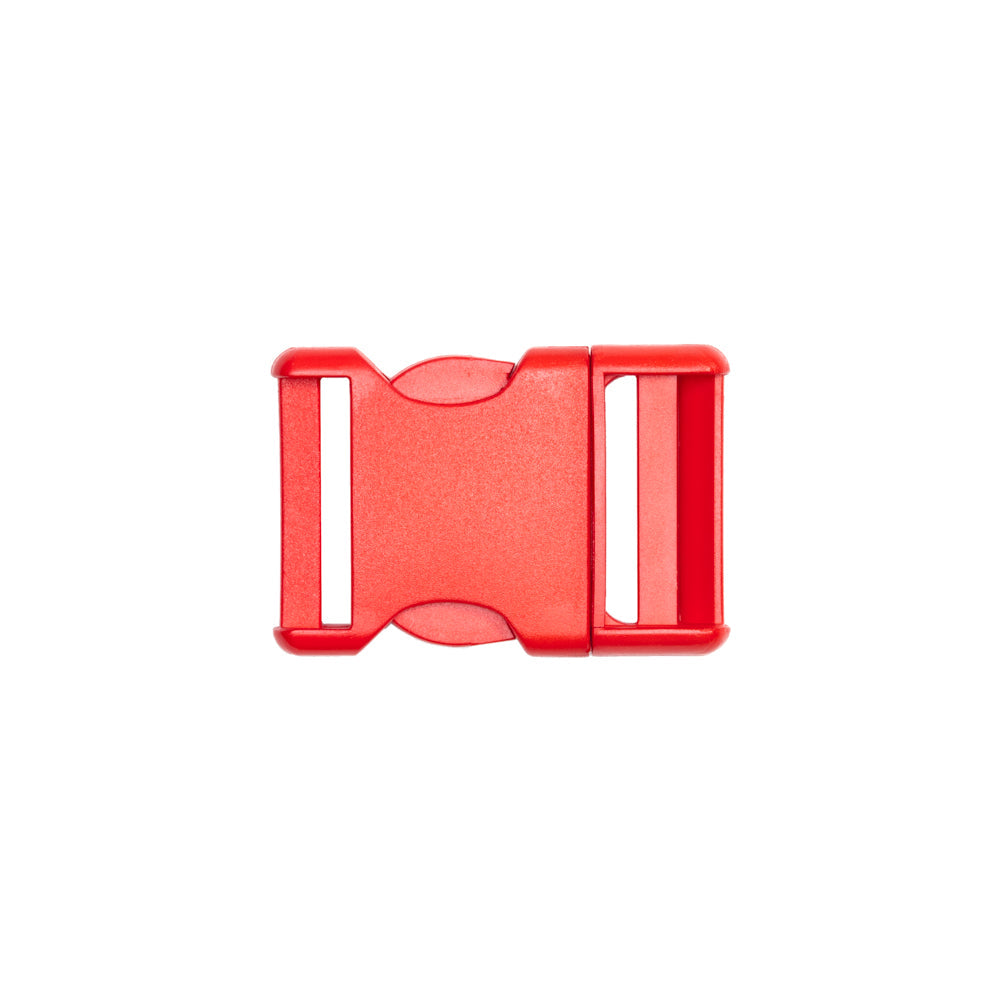 Lucille Lucille Italian Large Fiery Red Plastic Release Buckle