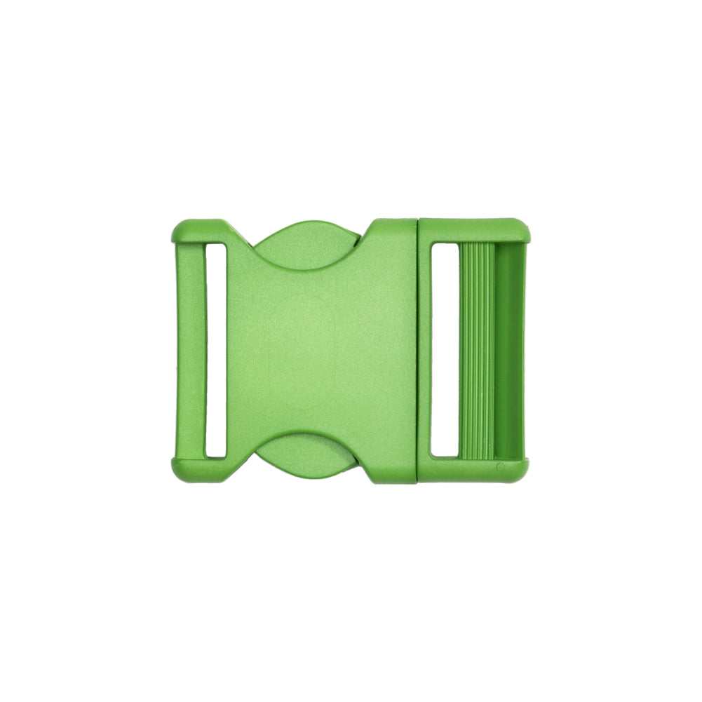 Lucille Italian Extra Large Jasmine Green Plastic Release Buckle