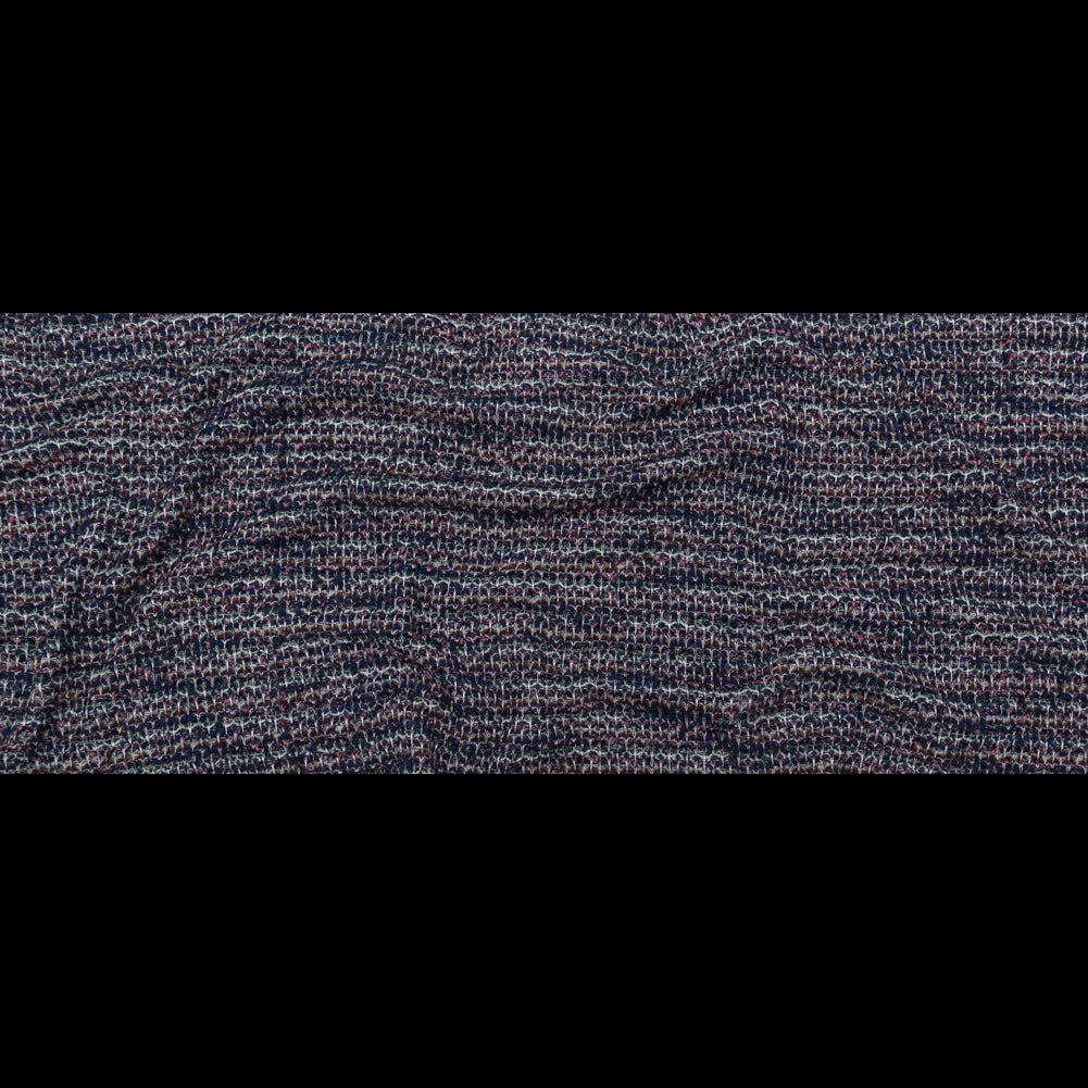 Eclipse, Botanical Garden and Rose Striped Blended Wool Knit