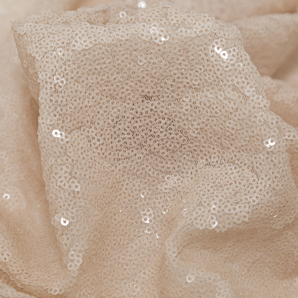 Frappe All-Over Baby Sequins on Mesh