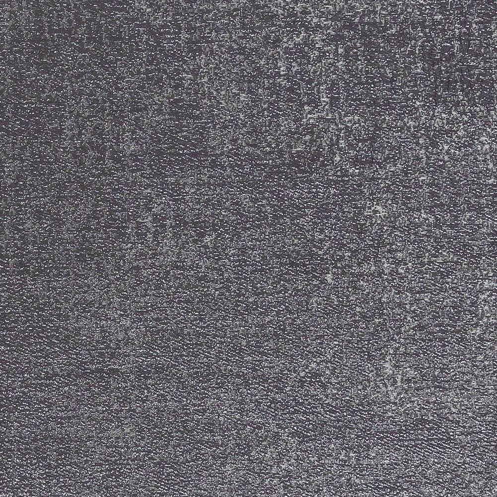 Metallic Dark Lavender and Gunmetal Crackle Luxury Brocade