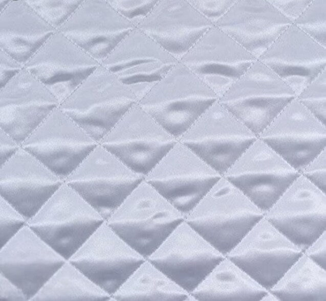 1 Yard Soft Quilted 100% Polyester Padded Fabric Insulated Material for Jackets 58/60 Inch Width